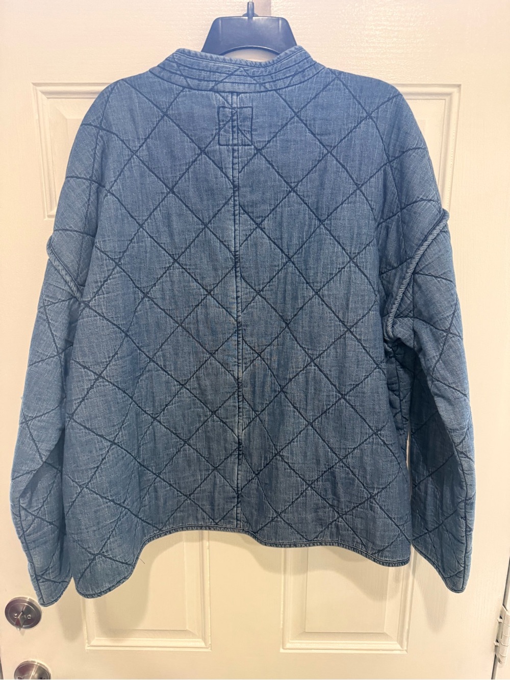 GAP Denim Quilted Jacket - Blue - Picture 4 of 4